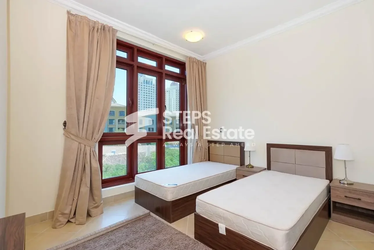 2 Bedrooms  Apartment  For Rent  Doha -  The Pearl  Fully Furnished