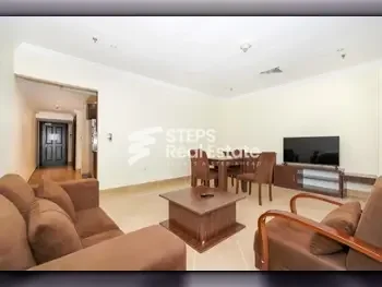 1 Bedrooms  Apartment  For Rent  Doha -  The Pearl  Fully Furnished