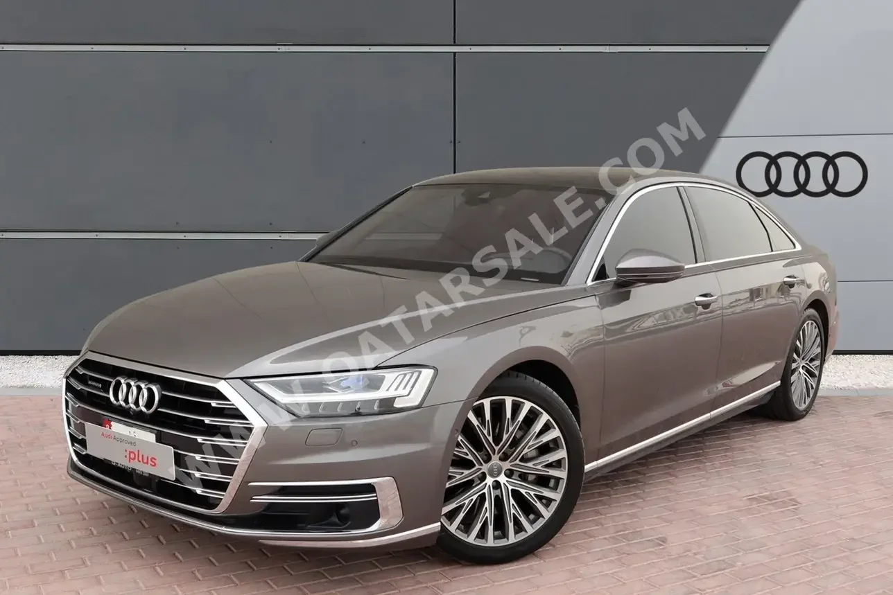 Audi  A8  4.0  2019  Automatic  51,000 Km  8 Cylinder  All Wheel Drive (AWD)  Sedan  Gray