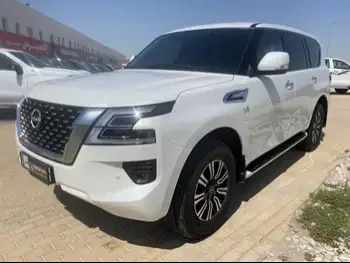 Nissan  Patrol  LE  2023  Automatic  38,000 Km  8 Cylinder  Four Wheel Drive (4WD)  SUV  White  With Warranty