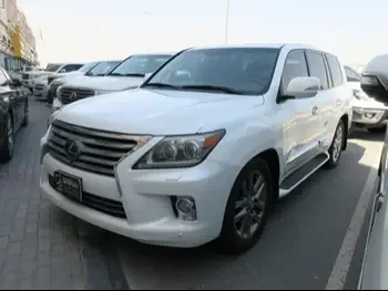  Lexus  LX  570  2013  Automatic  191,000 Km  8 Cylinder  Four Wheel Drive (4WD)  SUV  White  With Warranty