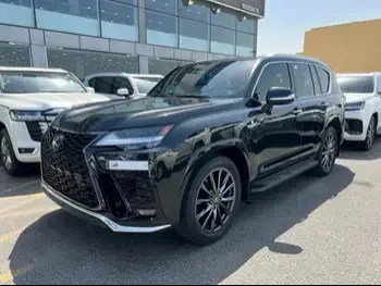 Lexus  LX  600 F Sport  2022  Automatic  38,000 Km  6 Cylinder  Four Wheel Drive (4WD)  SUV  Black  With Warranty