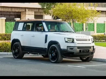 Land Rover  Defender  110  2023  Automatic  60,000 Km  8 Cylinder  Four Wheel Drive (4WD)  SUV  White  With Warranty