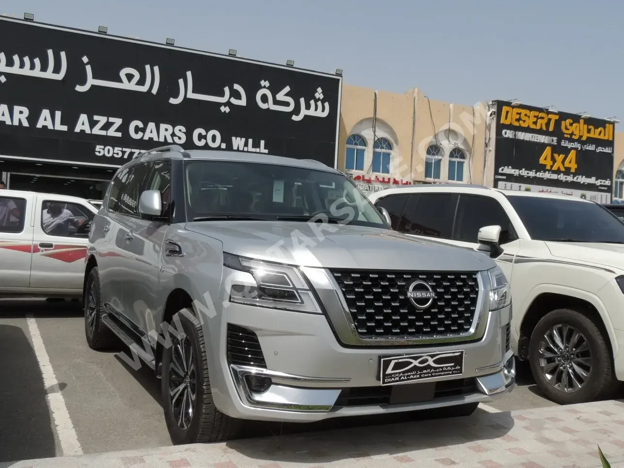 Nissan  Patrol  Titanium  2023  Automatic  0 Km  8 Cylinder  Four Wheel Drive (4WD)  SUV  Silver  With Warranty