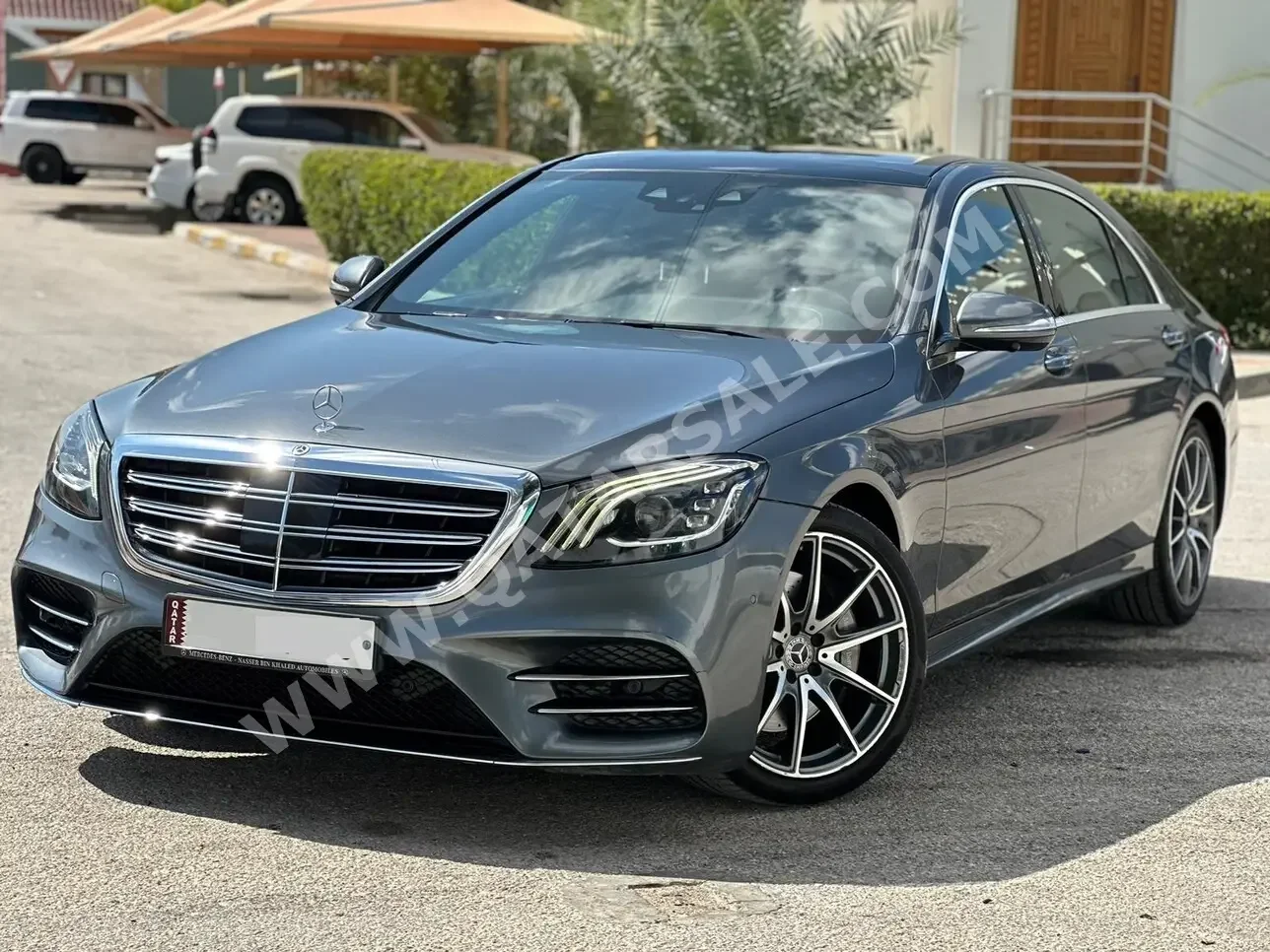 Mercedes-Benz  S-Class  450AMG  2018  Automatic  130,000 Km  6 Cylinder  Rear Wheel Drive (RWD)  Sedan  Gray