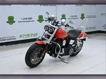 Harley Davidson  Fat Bob -  2012 - Color Orange