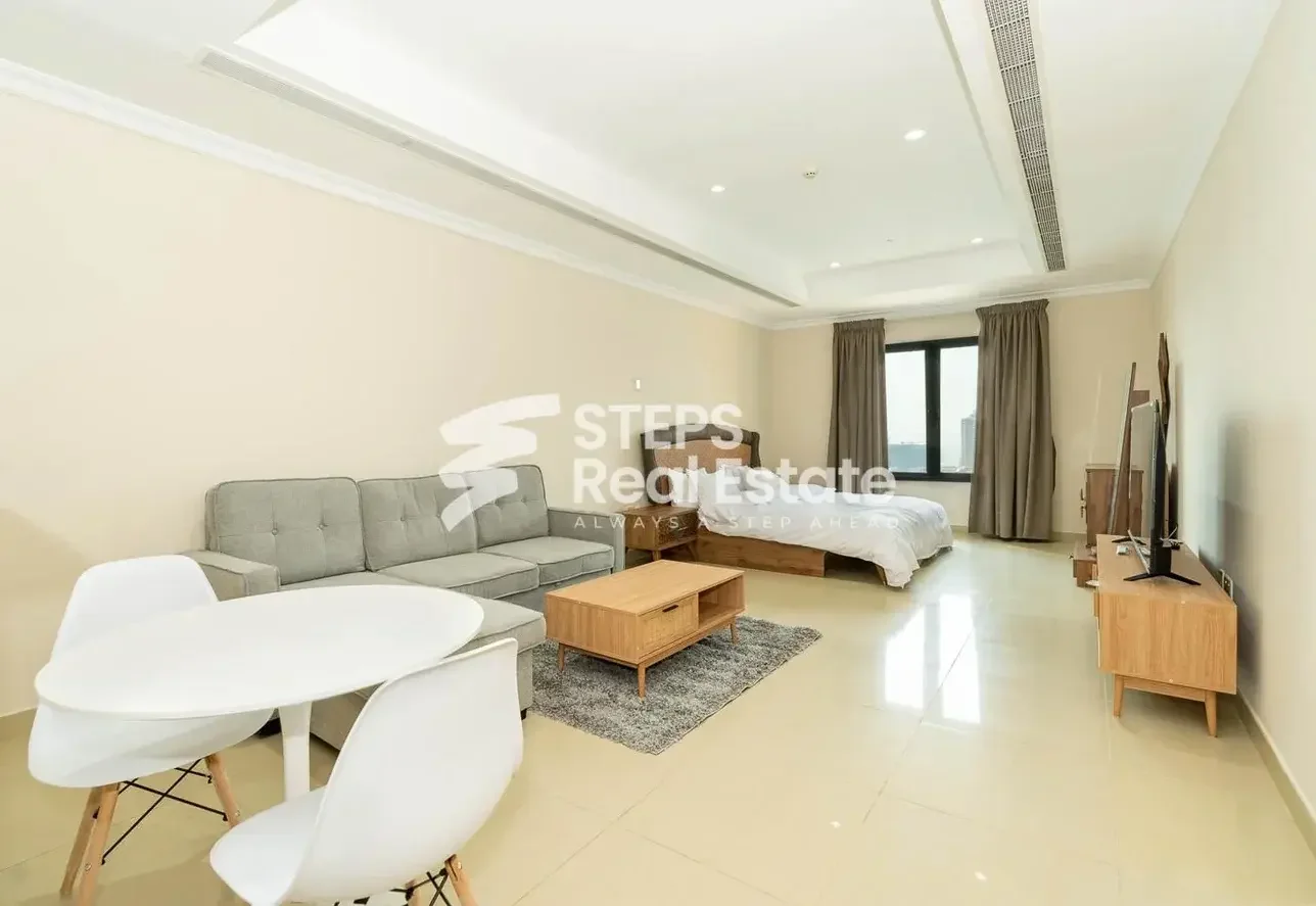 Studio  For Rent  in Doha -  The Pearl  Fully Furnished