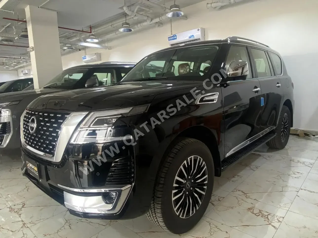 Nissan  Patrol  Platinum  2024  Automatic  0 Km  6 Cylinder  Four Wheel Drive (4WD)  SUV  Black  With Warranty