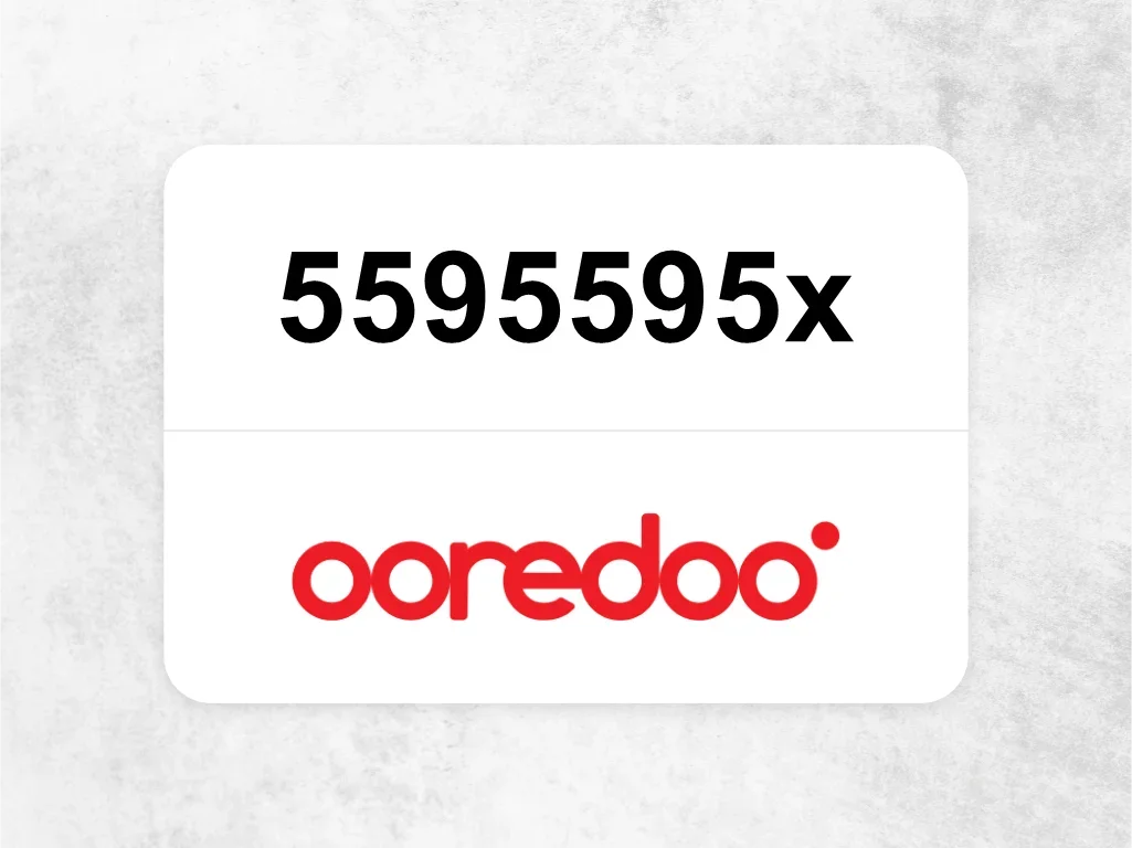 Ooredoo Mobile Phone  5595595x