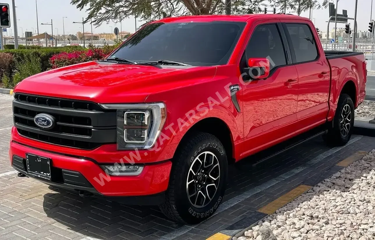 Ford  F  150 LARIAT  2022  Automatic  33,000 Km  6 Cylinder  Four Wheel Drive (4WD)  Pick Up  Red  With Warranty