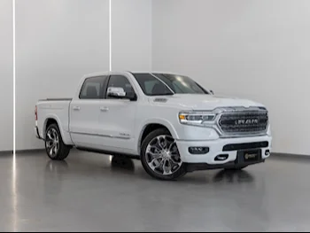 Dodge  Ram  Limited  2024  Automatic  0 Km  8 Cylinder  Four Wheel Drive (4WD)  Pick Up  White  With Warranty