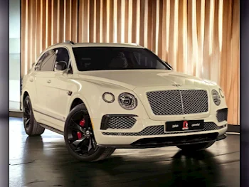 Bentley  Bentayga  2018  Automatic  39,000 Km  8 Cylinder  Four Wheel Drive (4WD)  SUV  White