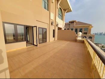 3 Bedrooms  Apartment  For Rent  in Doha -  The Pearl  Semi Furnished