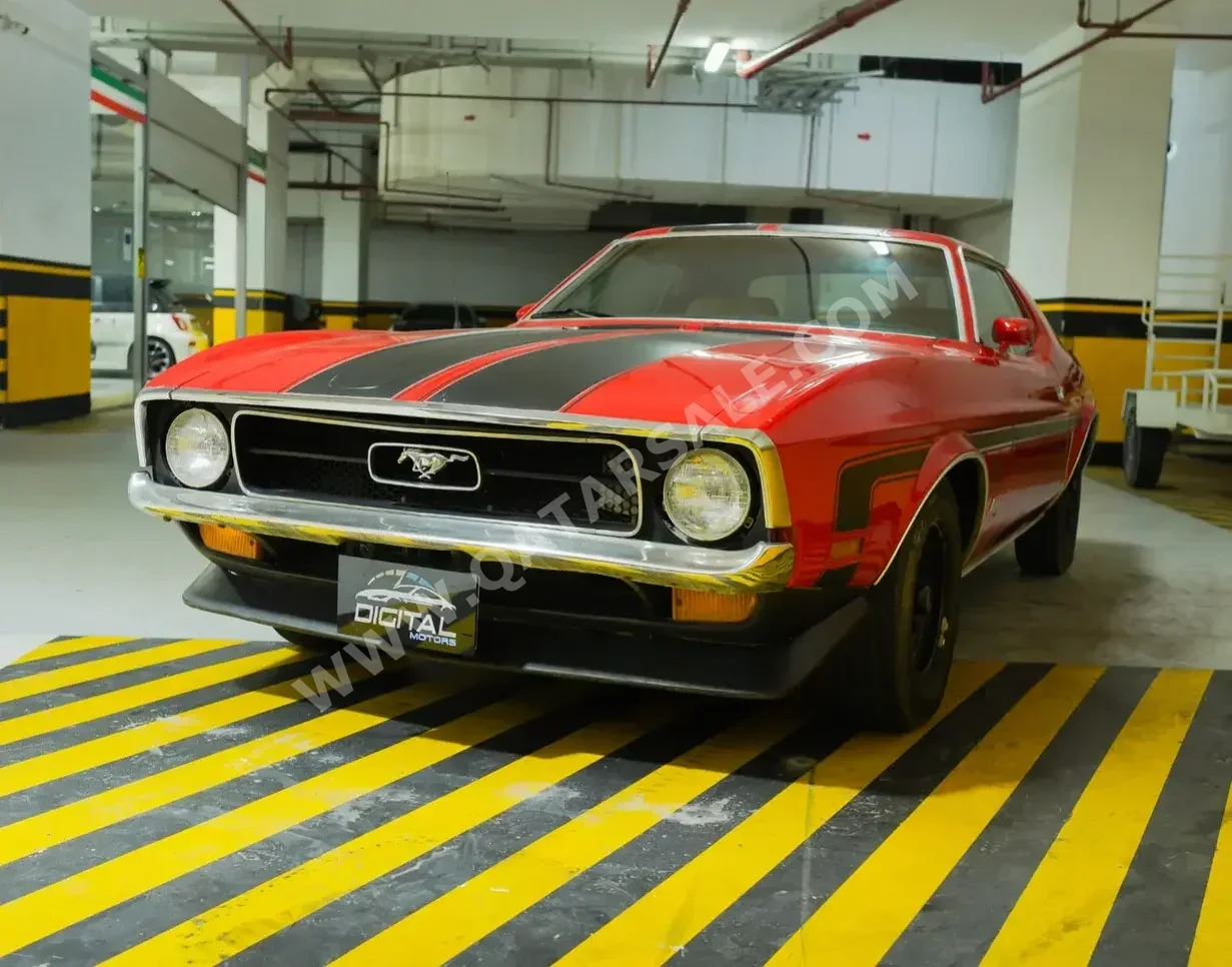 Ford  Mustang  1971  Automatic  96,000 Km  8 Cylinder  Rear Wheel Drive (RWD)  Classic  Red