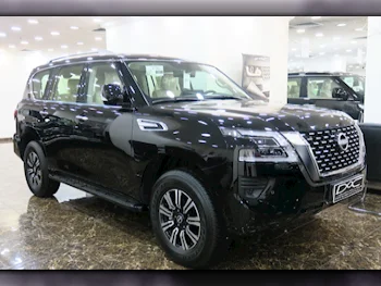 Nissan  Patrol  SE  2023  Automatic  0 Km  8 Cylinder  Four Wheel Drive (4WD)  SUV  Black  With Warranty