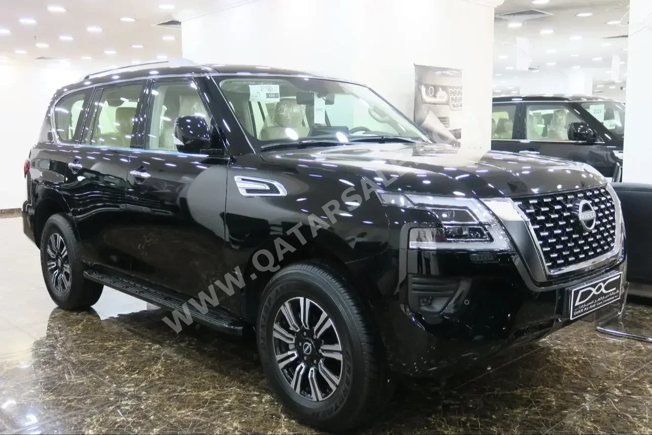 Nissan  Patrol  SE  2023  Automatic  0 Km  8 Cylinder  Four Wheel Drive (4WD)  SUV  Black  With Warranty