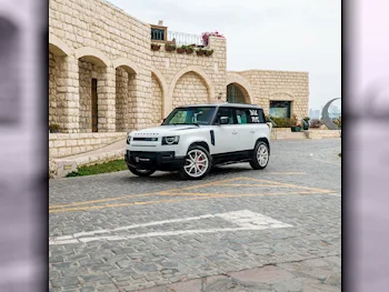 Land Rover  Defender  110 HSE  2022  Automatic  49,000 Km  6 Cylinder  Four Wheel Drive (4WD)  SUV  White  With Warranty