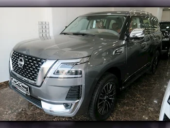 Nissan  Patrol  Platinum  2023  Automatic  0 Km  8 Cylinder  Four Wheel Drive (4WD)  SUV  Gray  With Warranty