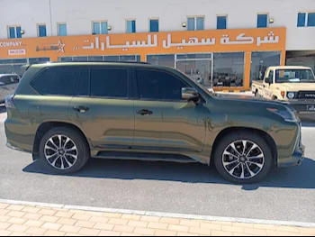 Lexus  LX  570 S Black Edition  2021  Automatic  115,000 Km  8 Cylinder  Four Wheel Drive (4WD)  SUV  Green