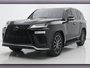 Lexus  LX  600 F Sport  2023  Automatic  26,000 Km  6 Cylinder  Four Wheel Drive (4WD)  SUV  Black  With Warranty