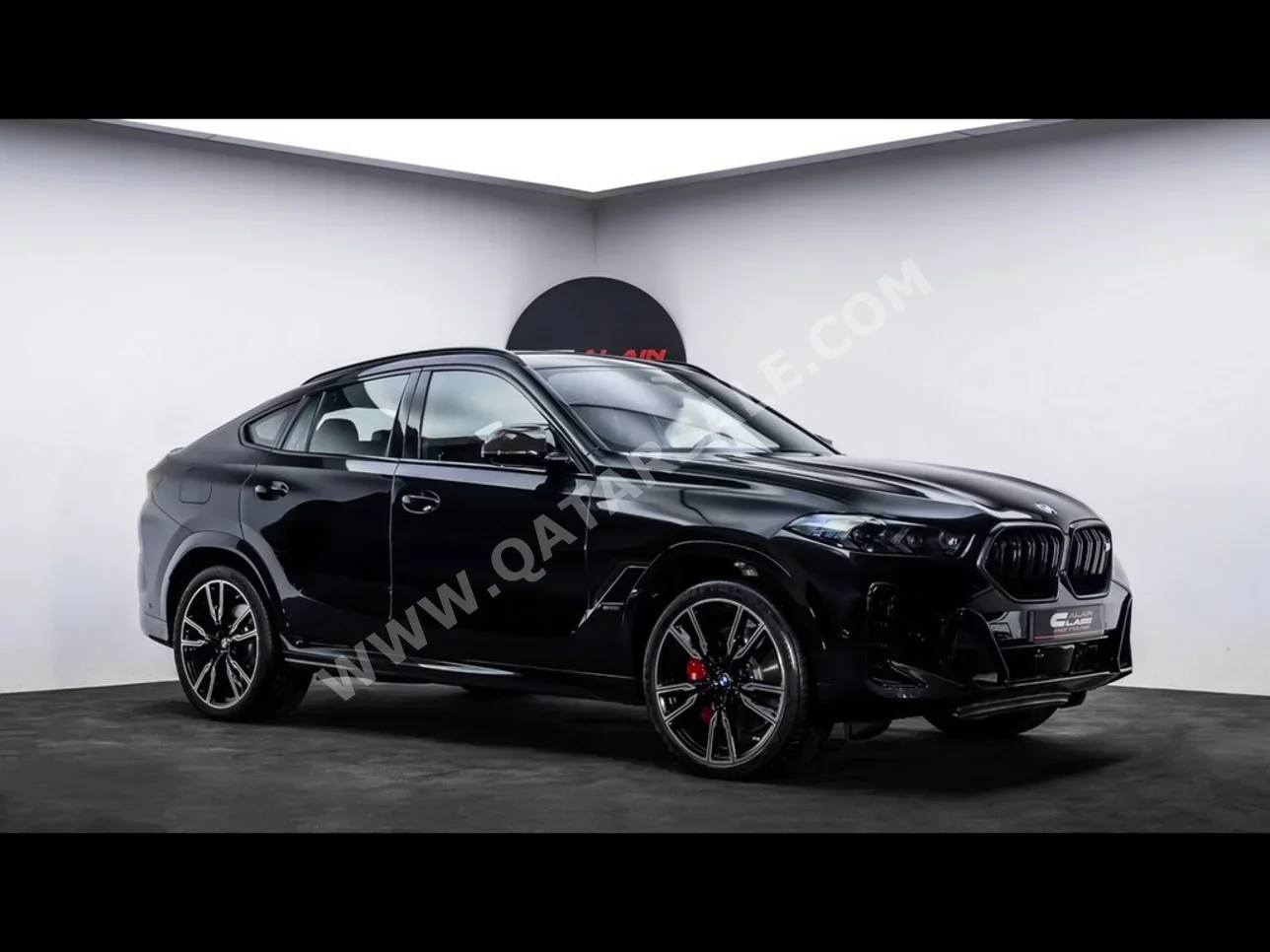 BMW  X-Series  X6 M60i  2024  Automatic  0 Km  8 Cylinder  Four Wheel Drive (4WD)  SUV  Black  With Warranty