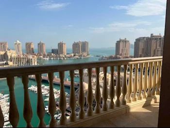 4 Bedrooms  Apartment  For Rent  in Doha -  The Pearl  Semi Furnished