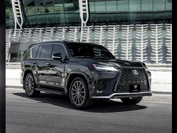 Lexus  LX  600 F Sport  2022  Automatic  37,000 Km  6 Cylinder  Four Wheel Drive (4WD)  SUV  Black  With Warranty