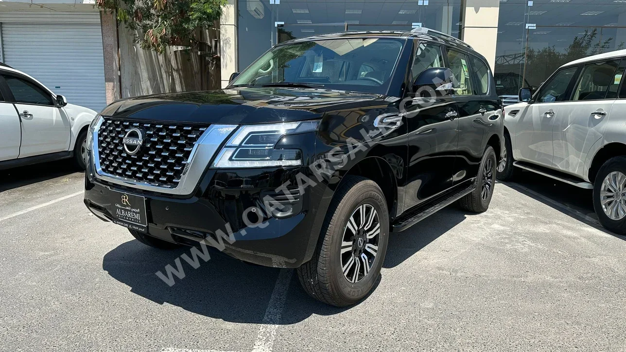  Nissan  Patrol  SE  2023  Automatic  0 Km  6 Cylinder  Four Wheel Drive (4WD)  SUV  Black  With Warranty