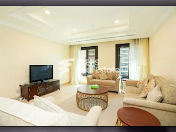 1 Bedrooms  Apartment  For Rent  in Doha -  The Pearl  Fully Furnished