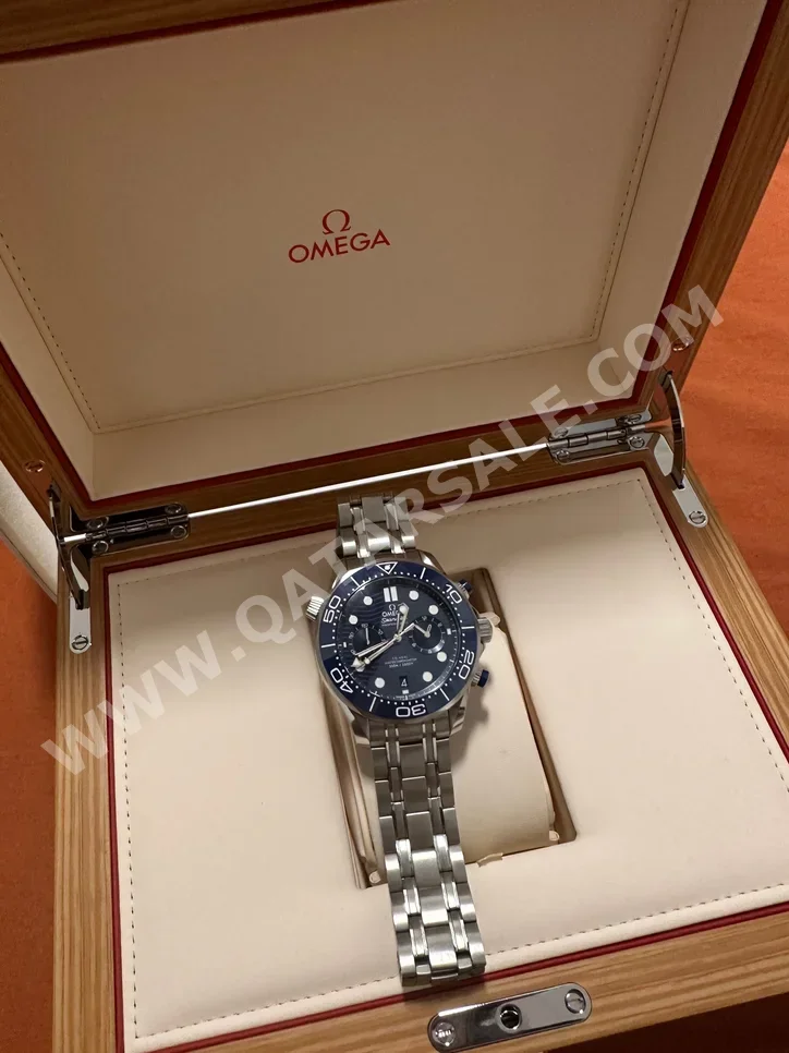 Watches - Omega - Quartz Watch - Blue - Men Watches