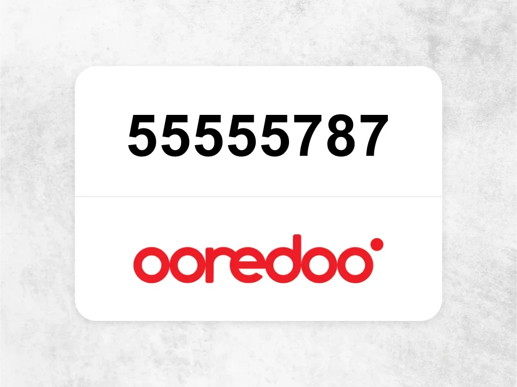 Ooredoo Mobile Phone  55555787