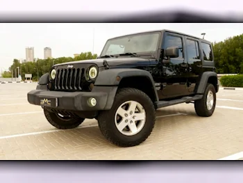 Jeep  Wrangler  Sport  2014  Automatic  158,000 Km  6 Cylinder  Four Wheel Drive (4WD)  SUV  Black