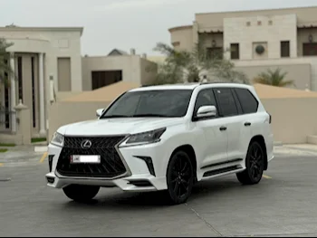 Lexus  LX  570 S Black Edition  2020  Automatic  128,000 Km  8 Cylinder  Four Wheel Drive (4WD)  SUV  White