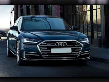 Audi  A8  Sedan  Blue  2023