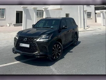 Lexus  LX  570 S Black Edition  2021  Automatic  130,000 Km  8 Cylinder  Four Wheel Drive (4WD)  SUV  Black  With Warranty