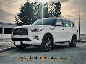 Infiniti  QX  80  2024  Automatic  1,000 Km  8 Cylinder  Four Wheel Drive (4WD)  SUV  White  With Warranty