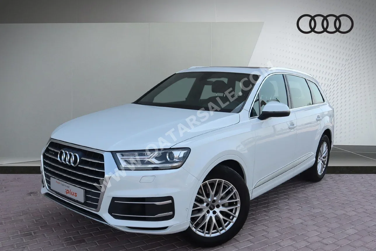 Audi  Q7  3.0  2019  Automatic  28,000 Km  6 Cylinder  All Wheel Drive (AWD)  SUV  White