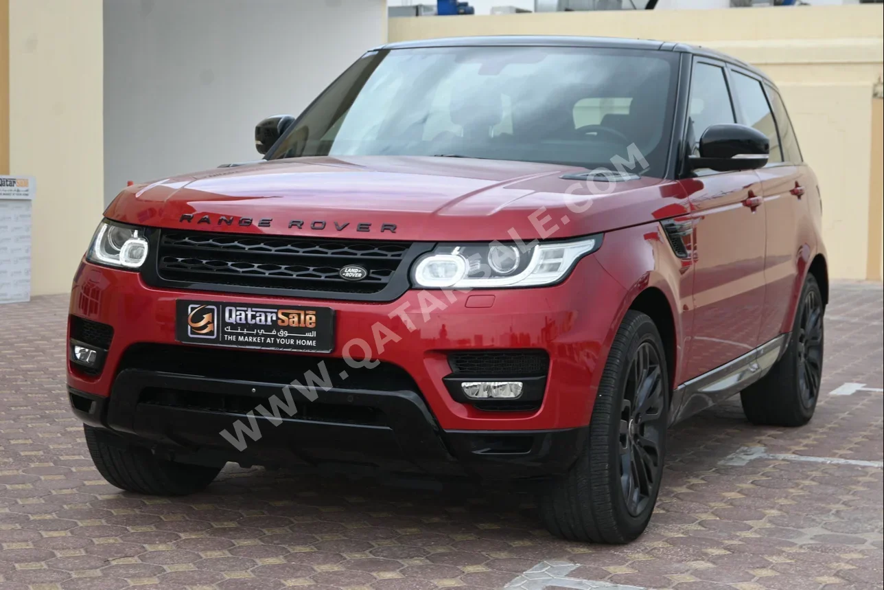 Land Rover  Range Rover  Sport  2016  Automatic  119,000 Km  8 Cylinder  Four Wheel Drive (4WD)  SUV  Red