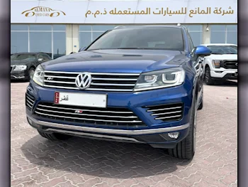 Volkswagen  Touareg  R line  2015  Automatic  31,000 Km  8 Cylinder  All Wheel Drive (AWD)  SUV  Blue