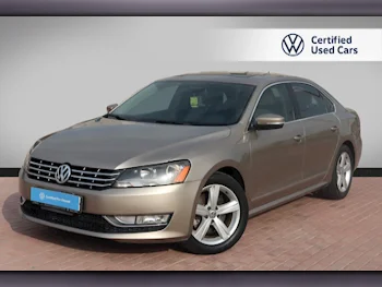 Volkswagen  Passat  SEL  2016  Automatic  90,500 Km  5 Cylinder  Front Wheel Drive (FWD)  Sedan  Beige