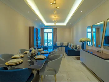 2 Bedrooms  Apartment  For Rent  in Doha -  The Pearl  Fully Furnished