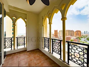 1 Bedrooms  Apartment  For Rent  in Doha -  The Pearl  Not Furnished