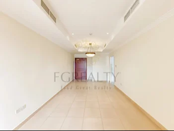 1 Bedrooms  Apartment  For Rent  in Doha -  The Pearl  Not Furnished