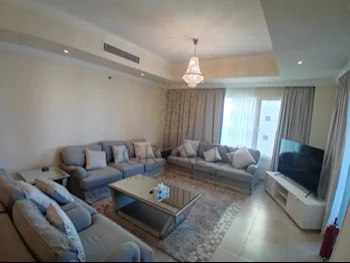 2 Bedrooms  Apartment  For Rent  in Doha -  The Pearl  Fully Furnished