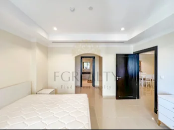 1 Bedrooms  Apartment  For Rent  in Doha -  The Pearl  Fully Furnished