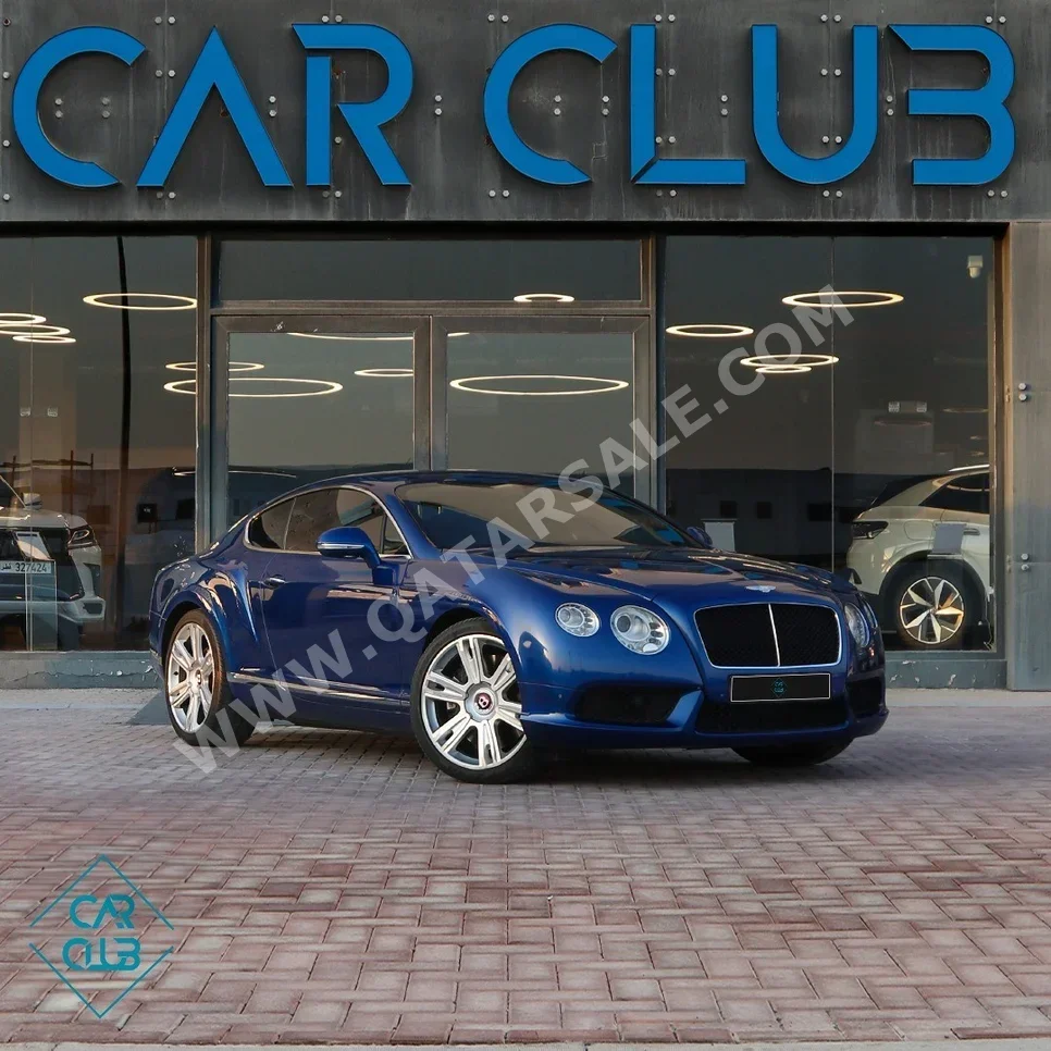 Bentley  Continental  2014  Automatic  80,000 Km  8 Cylinder  Rear Wheel Drive (RWD)  Coupe / Sport  Blue