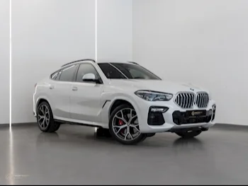  BMW  X-Series  X6  2022  Automatic  43,600 Km  6 Cylinder  Four Wheel Drive (4WD)  SUV  White  With Warranty