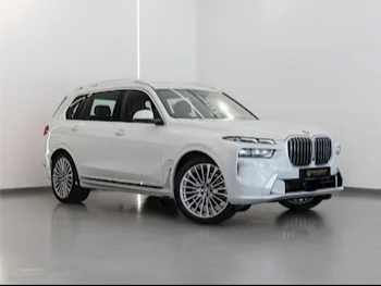  BMW  X-Series  X7 40i  2024  Automatic  4,100 Km  6 Cylinder  Four Wheel Drive (4WD)  SUV  White  With Warranty