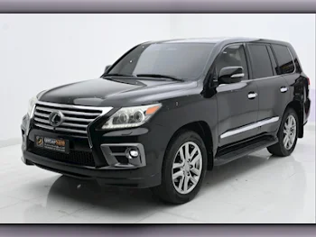 Lexus  LX  570  2012  Automatic  191,000 Km  8 Cylinder  Four Wheel Drive (4WD)  SUV  Black