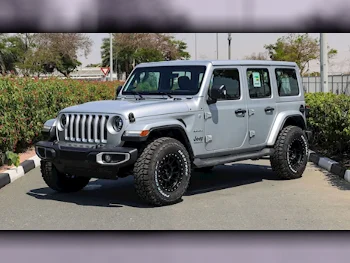 Jeep  Wrangler  Sahara  2023  Automatic  0 Km  6 Cylinder  Four Wheel Drive (4WD)  SUV  Silver  With Warranty